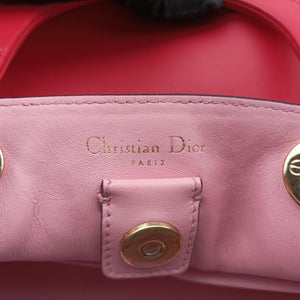 Pre-owned Christian Dior Diorissimo Red Leather  shoulderbag | stylenewstar