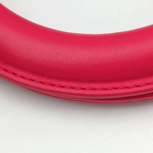 Pre-owned Christian Dior Diorissimo Red Leather  shoulderbag | stylenewstar
