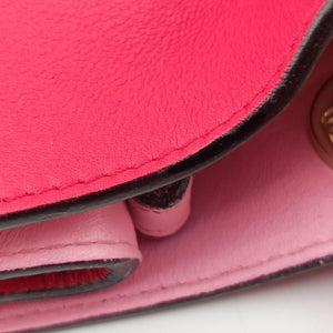 Pre-owned Christian Dior Diorissimo Red Leather  shoulderbag | stylenewstar