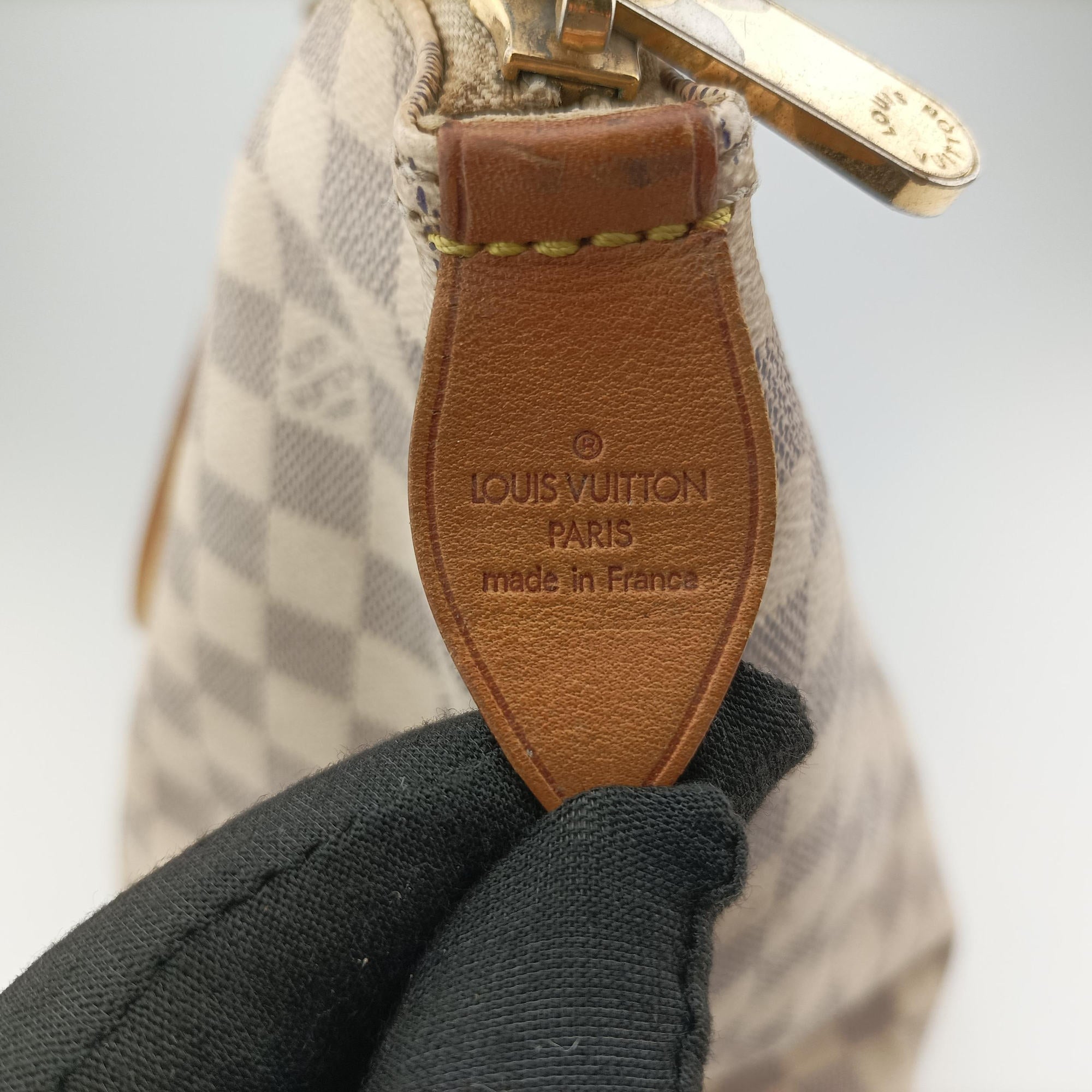 Vintage Louis Vuitton SALEYA MM AZUR Damier Canvas N51185 shoulderbag | stylenewstar