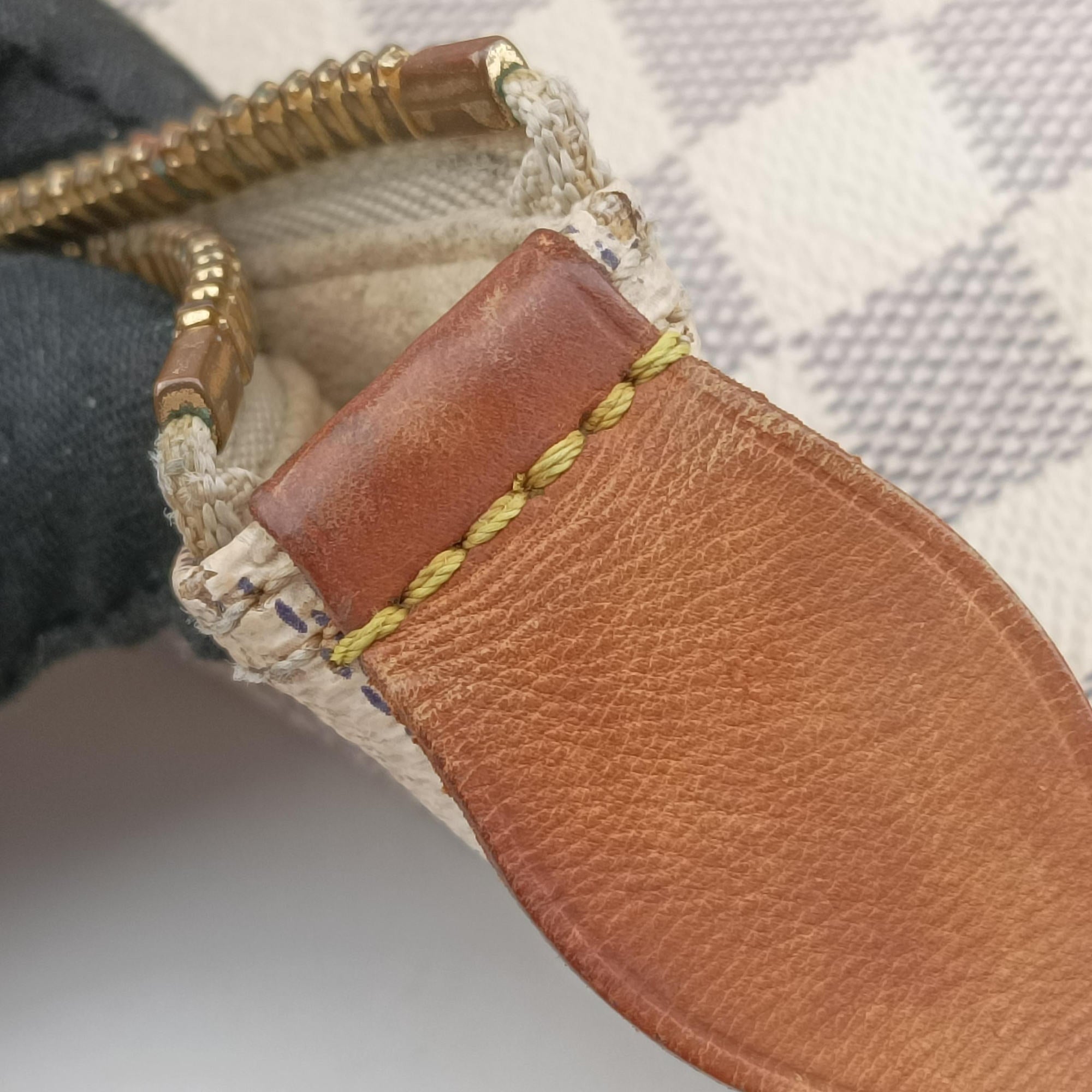 Vintage Louis Vuitton SALEYA MM AZUR Damier Canvas N51185 shoulderbag | stylenewstar