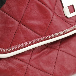 Vintage Chanel 2.55East West Red Leather A37691 shoulderbag | stylenewstar