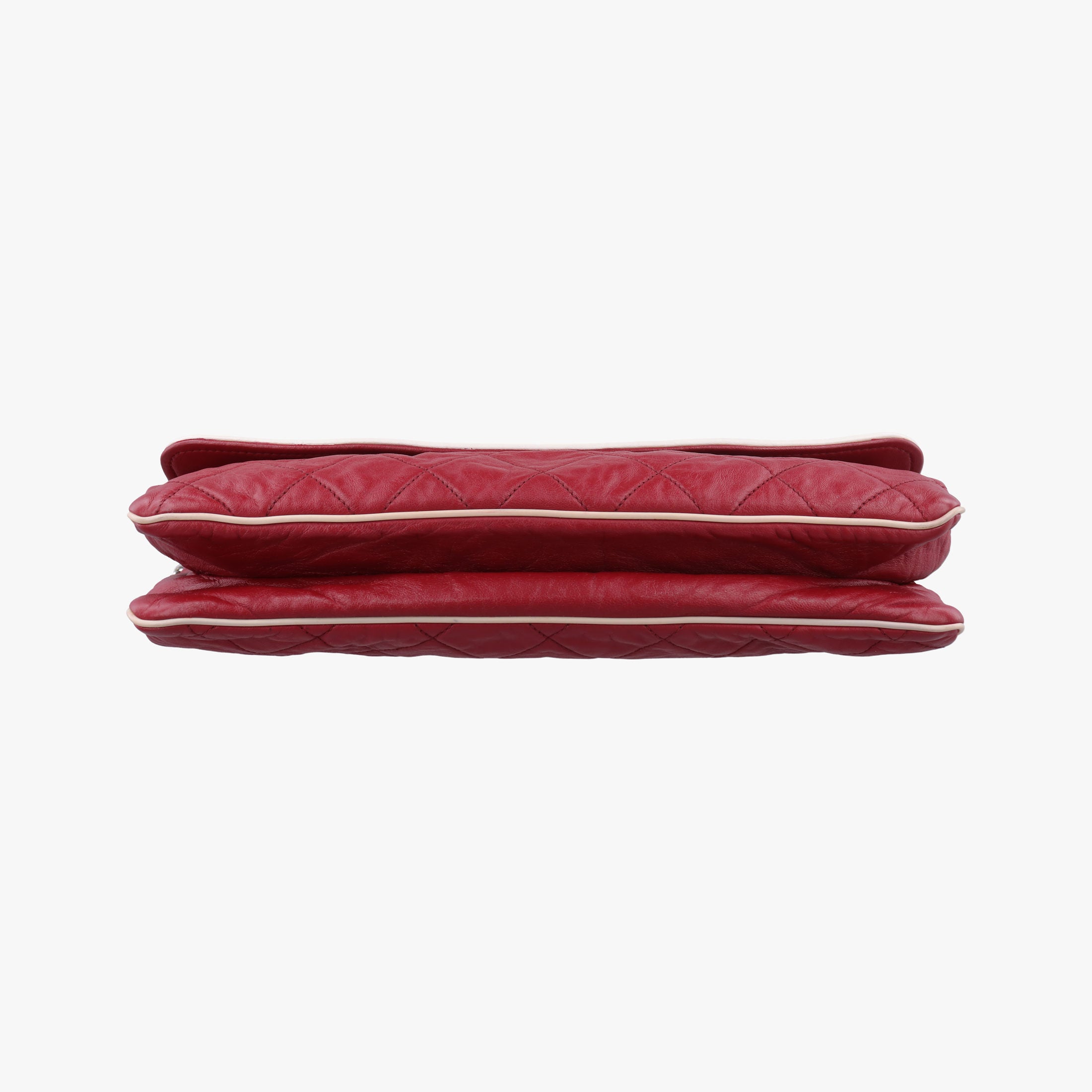 Vintage Chanel 2.55East West Red Leather A37691 shoulderbag | stylenewstar