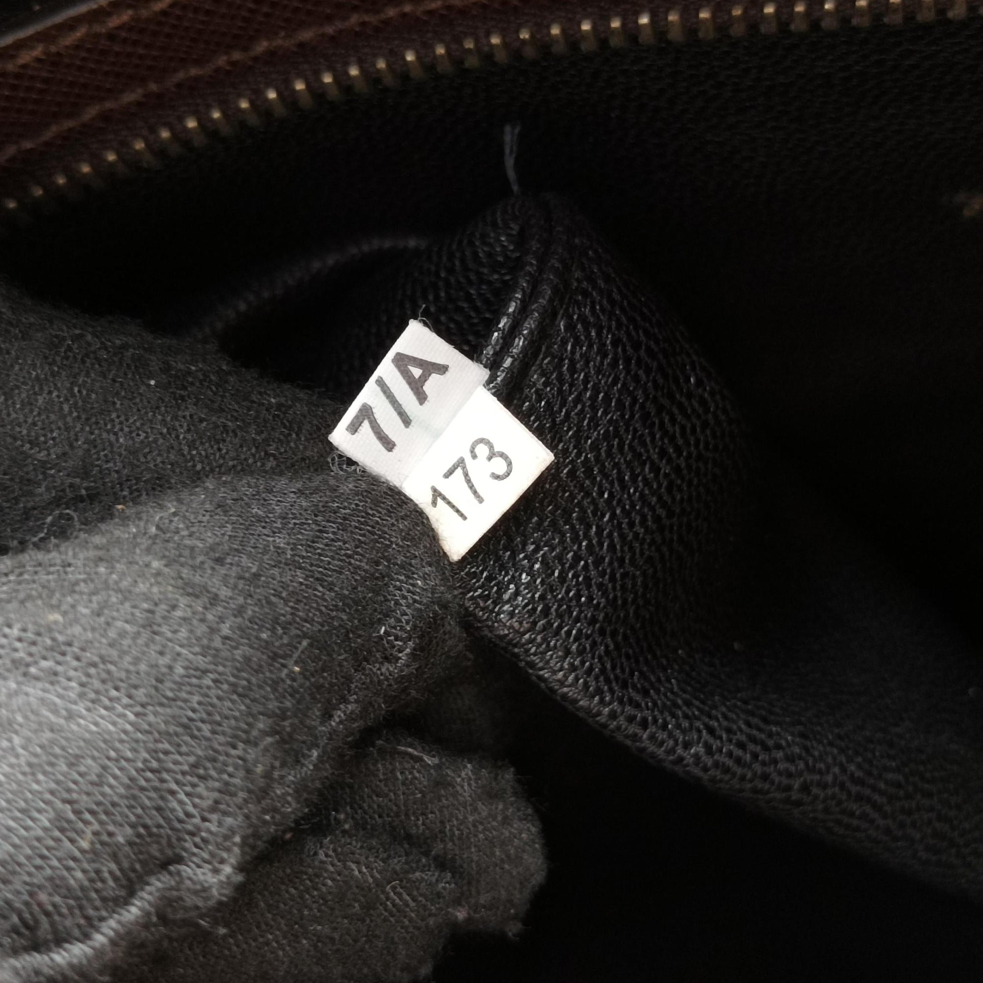 Secondhand Prada business bag briefcase Brown SAFFIANO Leather 2VE363 handbag | stylenewstar
