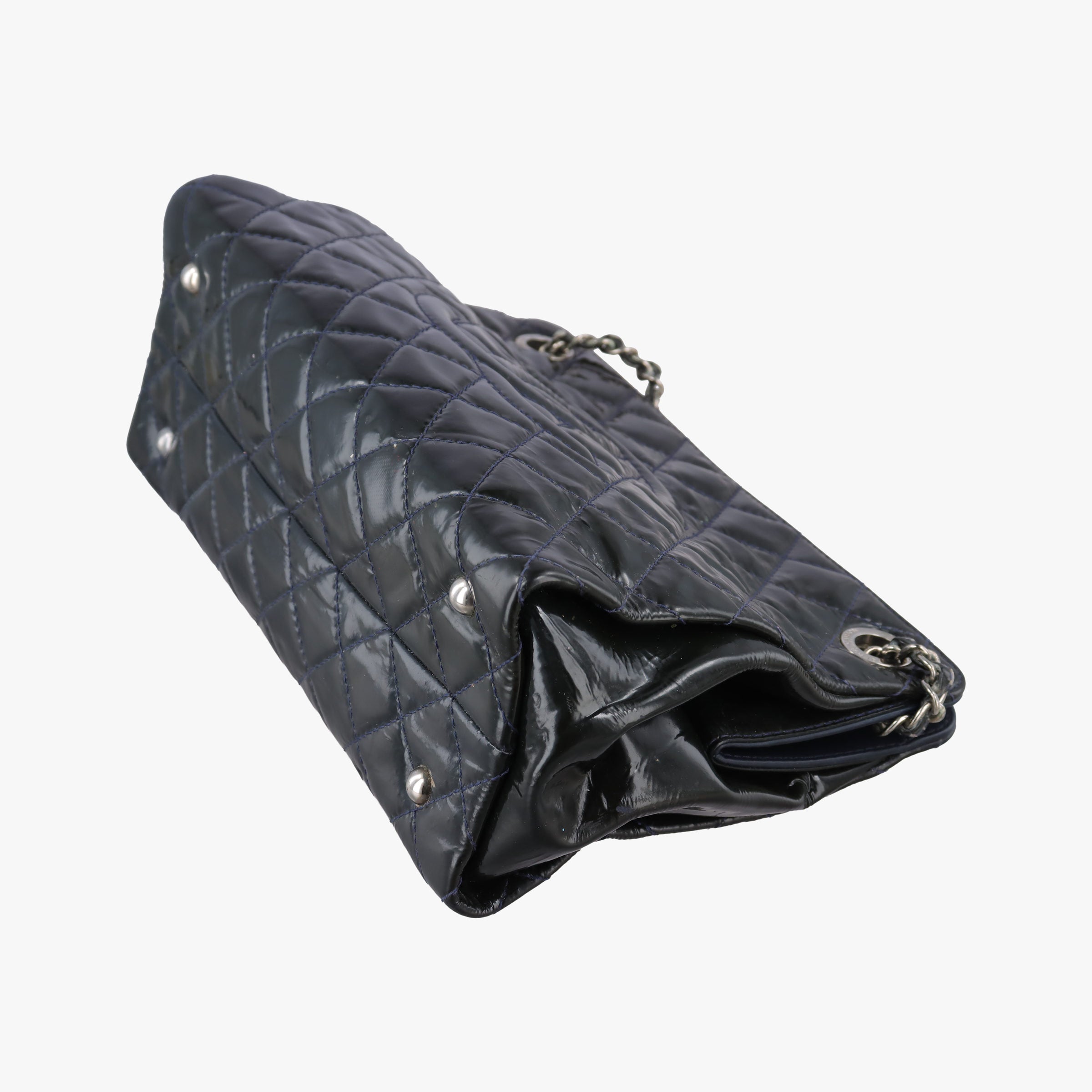 Vintage Chanel Matelasse Cocomark GST Green Patent Leather A65734 shoulderbag | stylenewstar