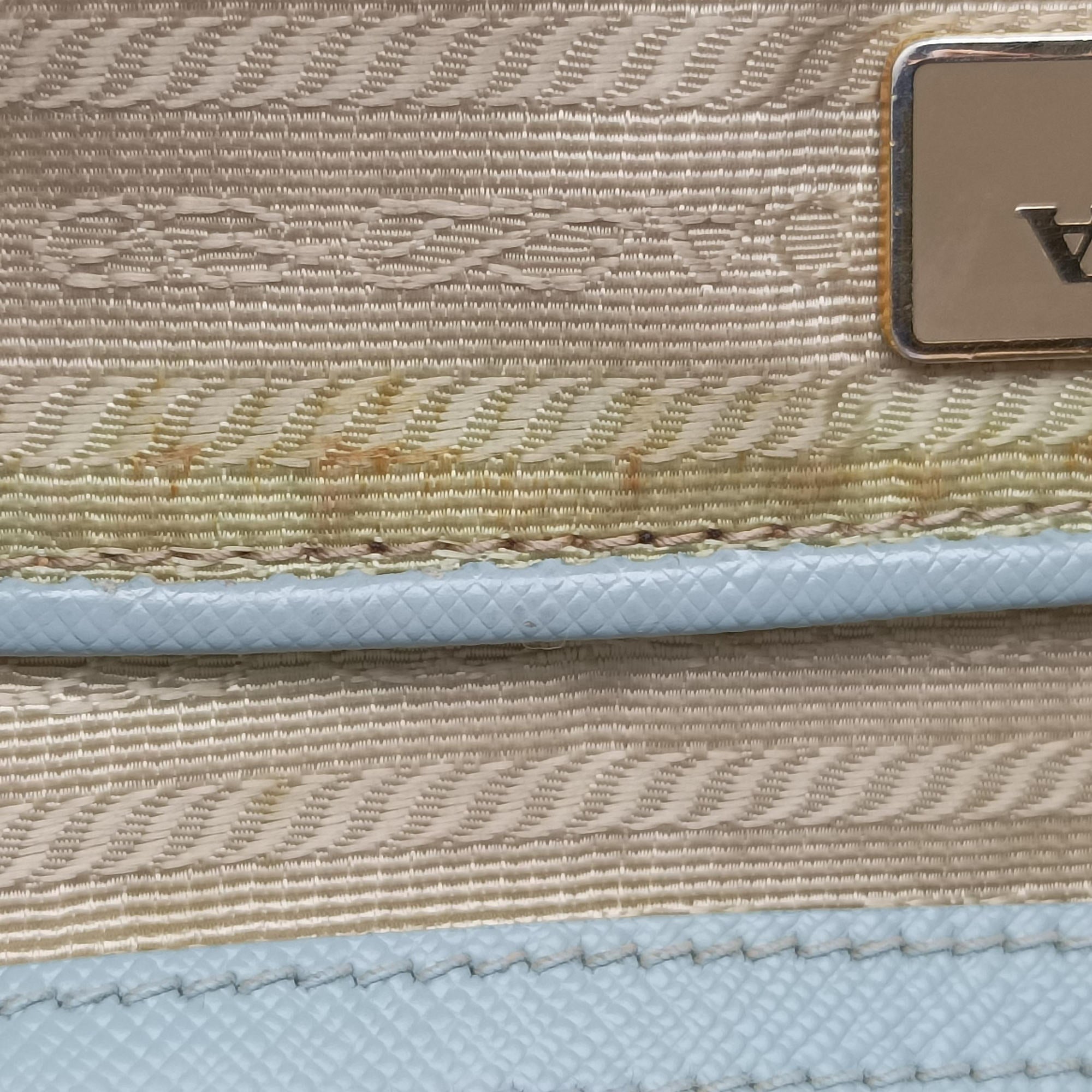 Pre-owned Prada Galleria Blue SAFFIANO Leather BN2274 handbag | stylenewstar