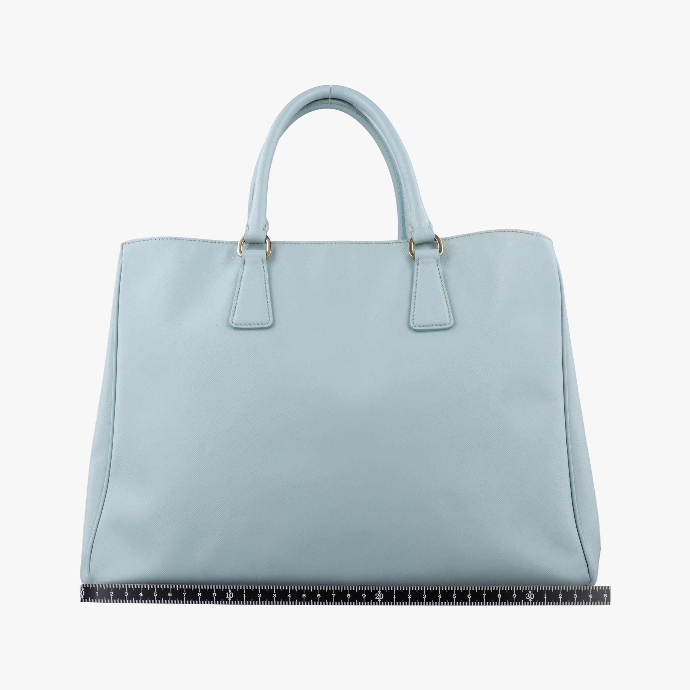 Pre-owned Prada Galleria Blue SAFFIANO Leather BN2274 handbag | stylenewstar