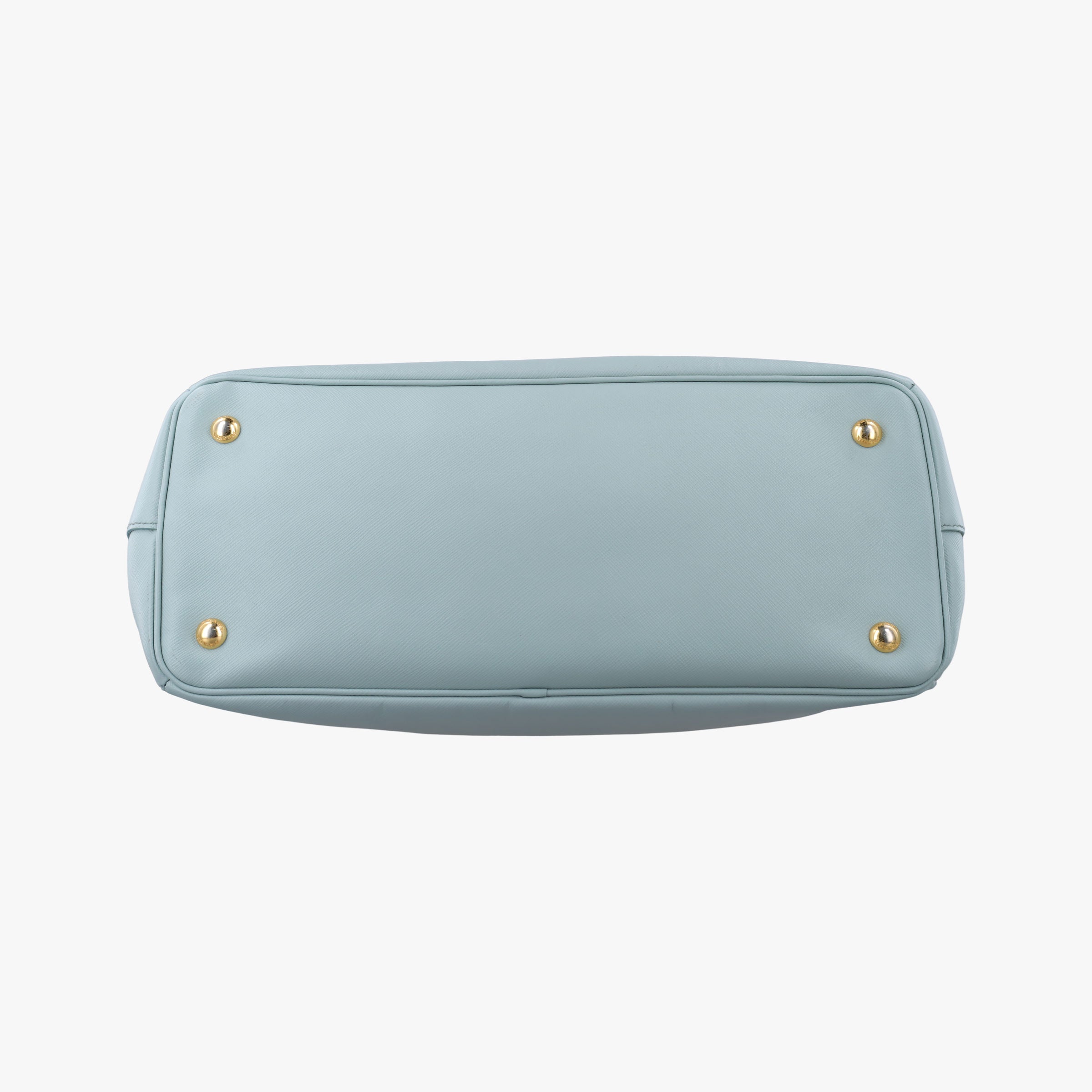 Pre-owned Prada Galleria Blue SAFFIANO Leather BN2274 handbag | stylenewstar