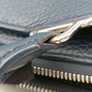 Secondhand Louis Vuitton Armand Briefcase MM NAVY Taurillon leather M54380 handbag | stylenewstar