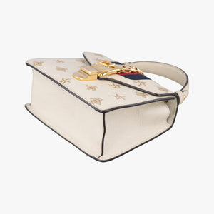 Pre-owned Gucci Sylvie White Leather 470270 shoulderbag | stylenewstar