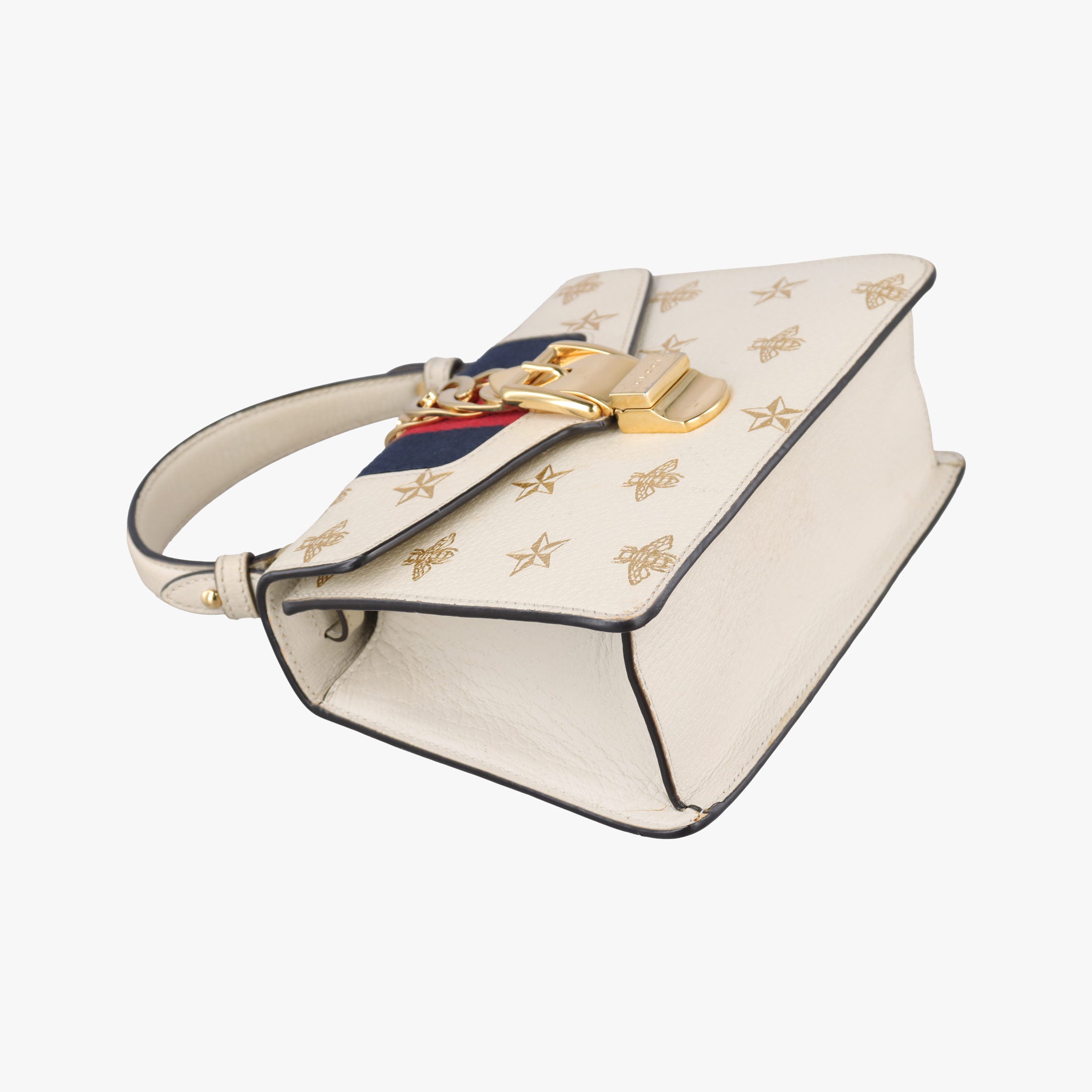 Pre-owned Gucci Sylvie White Leather 470270 shoulderbag | stylenewstar