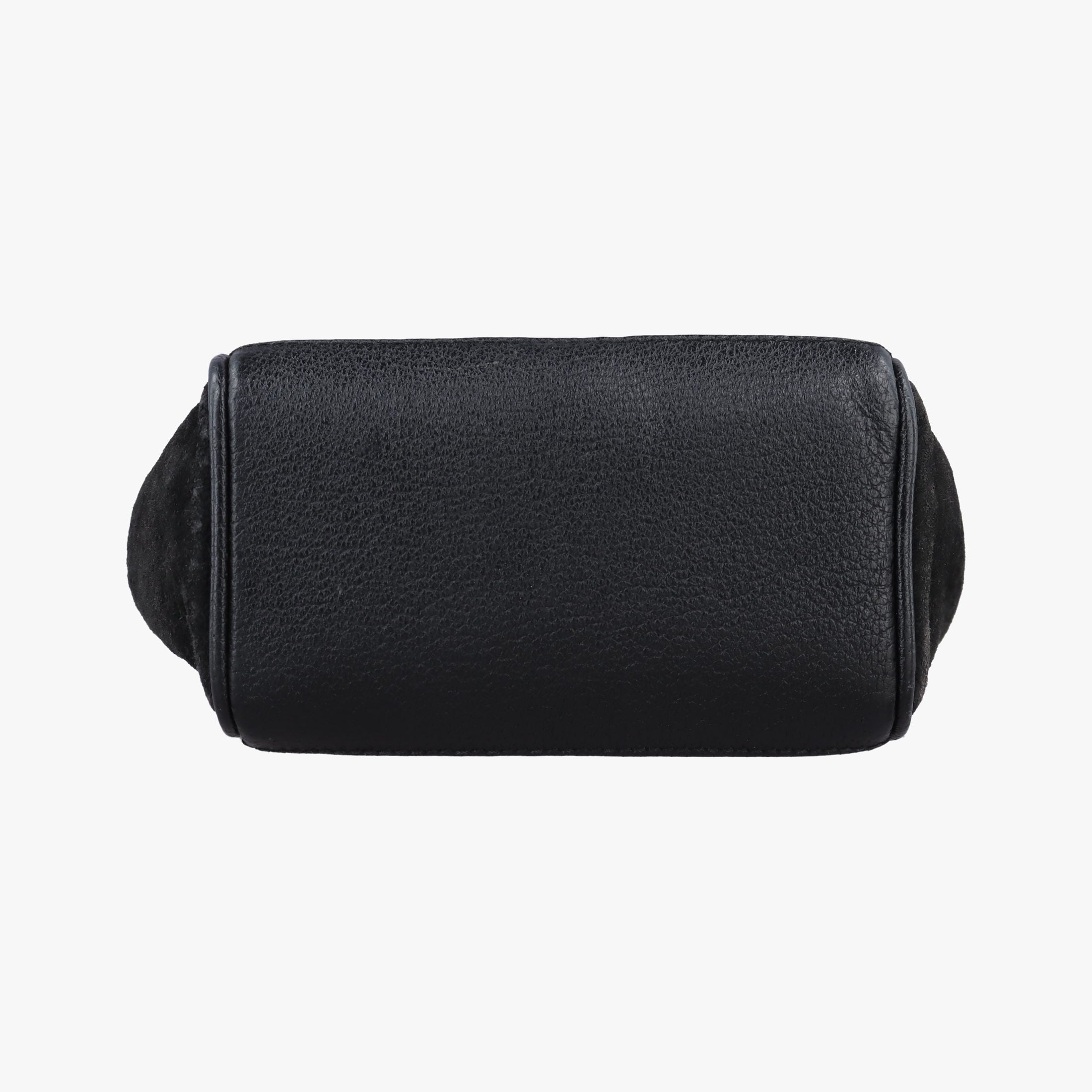 Pre-owned Gucci bamboo Black Suede× Leather 007.17 shoulderbag | stylenewstar