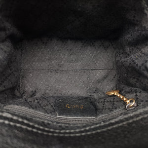 Pre-owned Gucci bamboo Black Suede× Leather 007.17 shoulderbag | stylenewstar