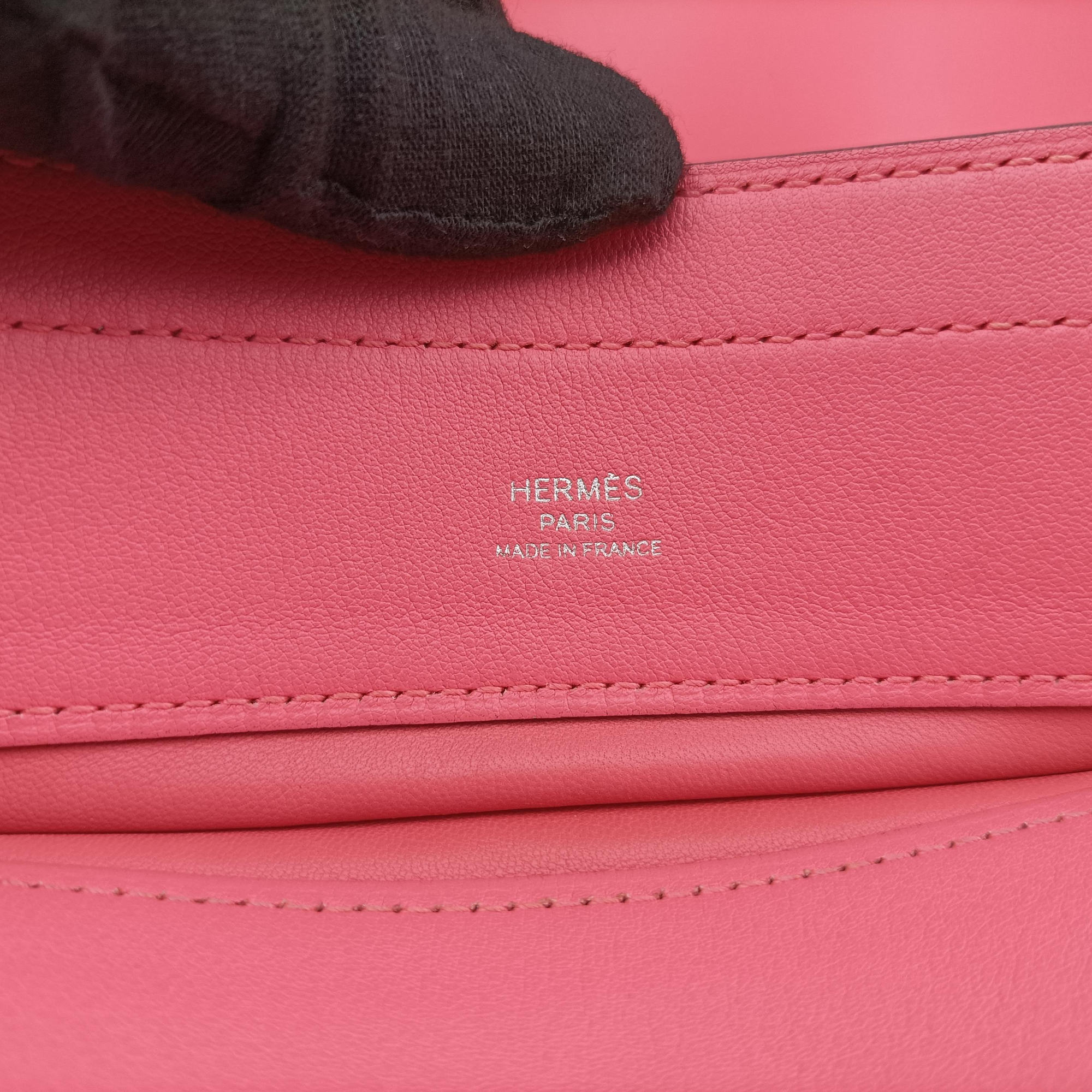 Pre-owned Hermes Sac Aline mini Pink Leather  shoulderbag | stylenewstar
