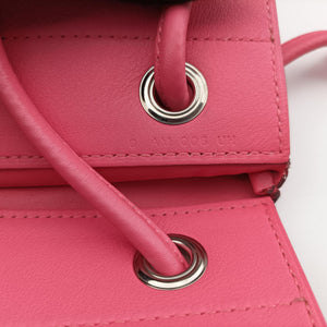 Pre-owned Hermes Sac Aline mini Pink Leather  shoulderbag | stylenewstar