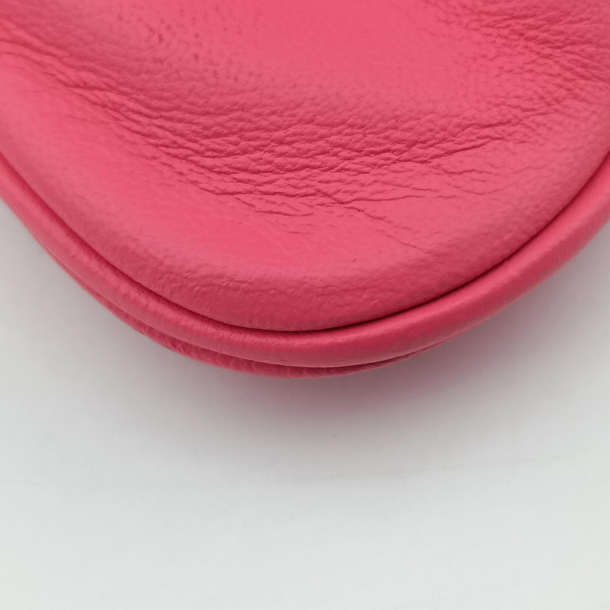 Pre-owned Hermes Sac Aline mini Pink Leather  shoulderbag | stylenewstar