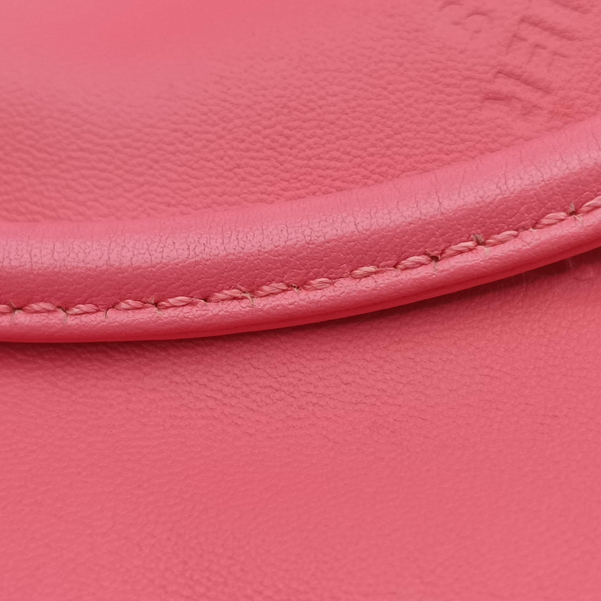 Pre-owned Hermes Sac Aline mini Pink Leather  shoulderbag | stylenewstar