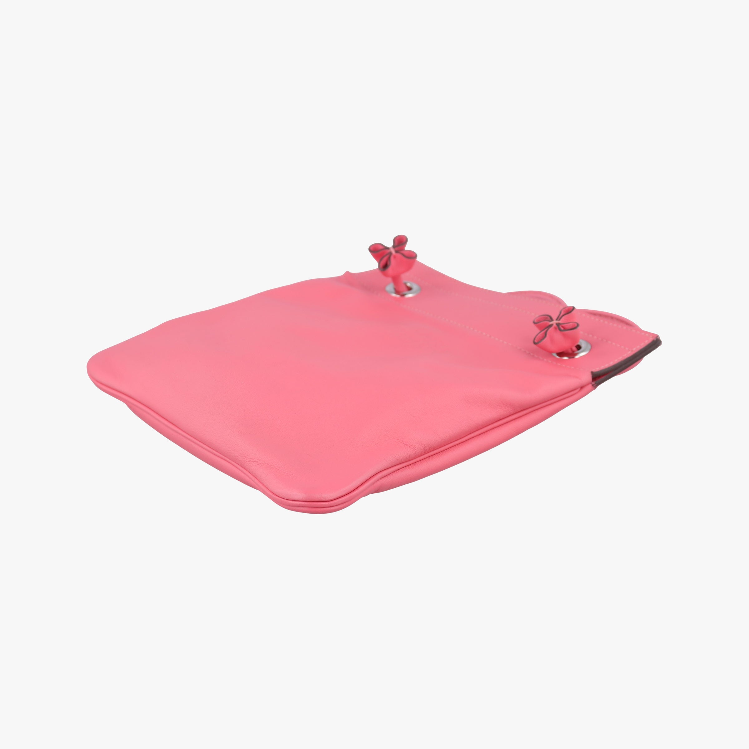 Pre-owned Hermes Sac Aline mini Pink Leather  shoulderbag | stylenewstar