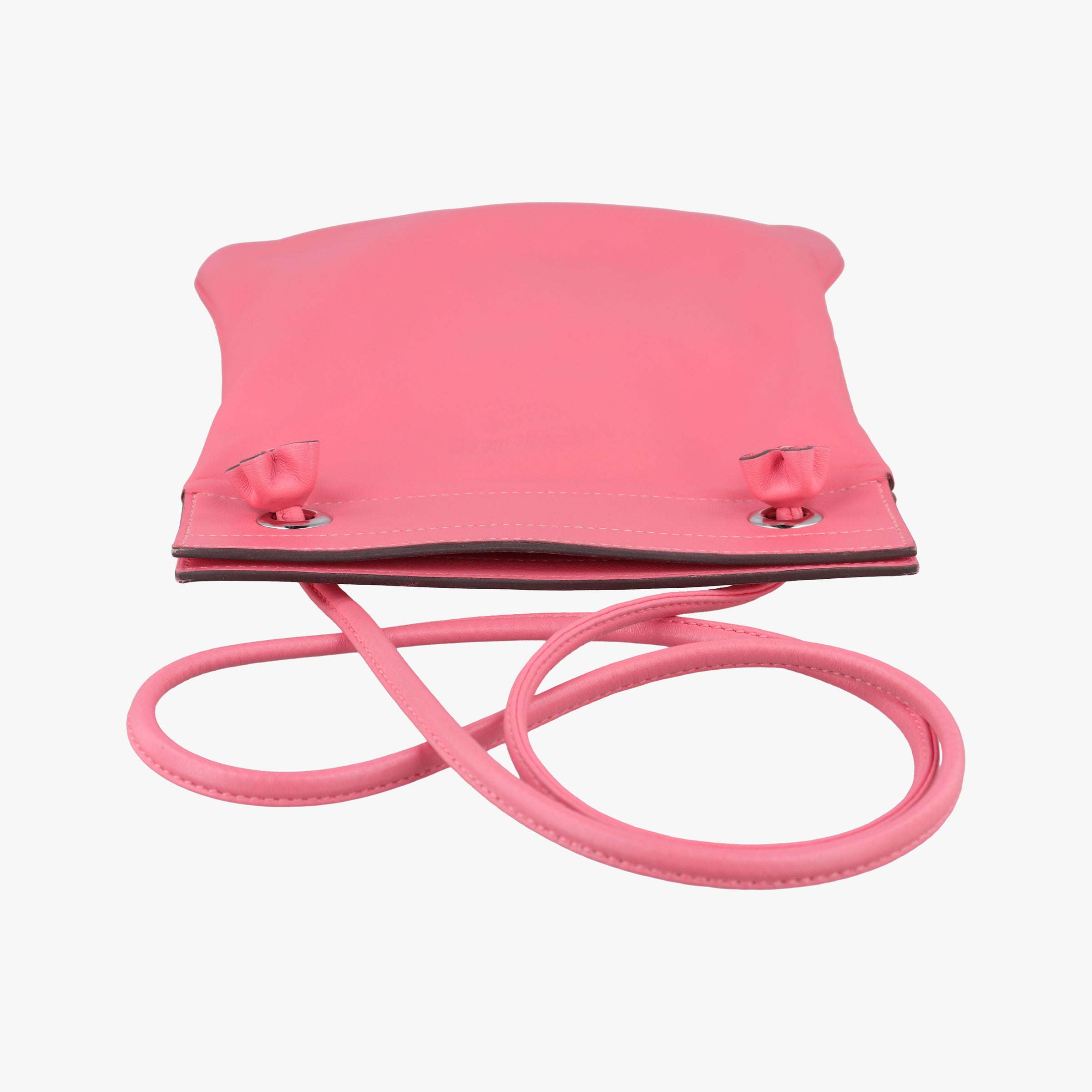 Pre-owned Hermes Sac Aline mini Pink Leather  shoulderbag | stylenewstar