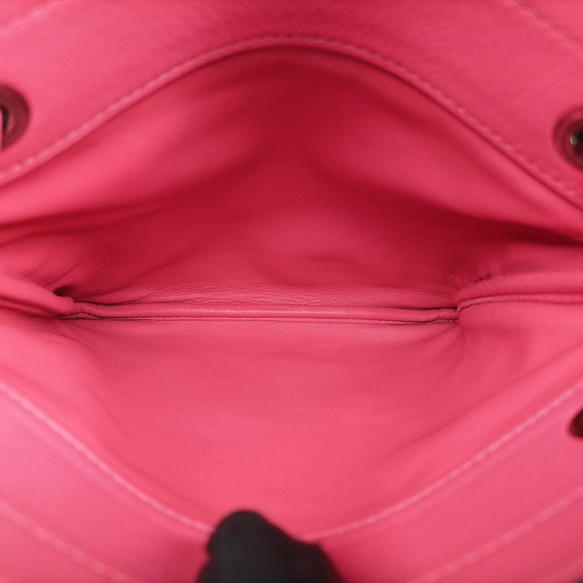 Pre-owned Hermes Sac Aline mini Pink Leather  shoulderbag | stylenewstar