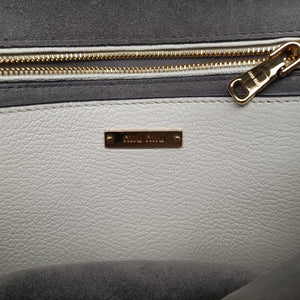 Pre-owned Miu Miu Miu Lady White Leather  shoulderbag | stylenewstar