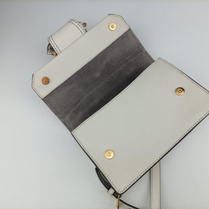 Pre-owned Miu Miu Miu Lady White Leather  shoulderbag | stylenewstar