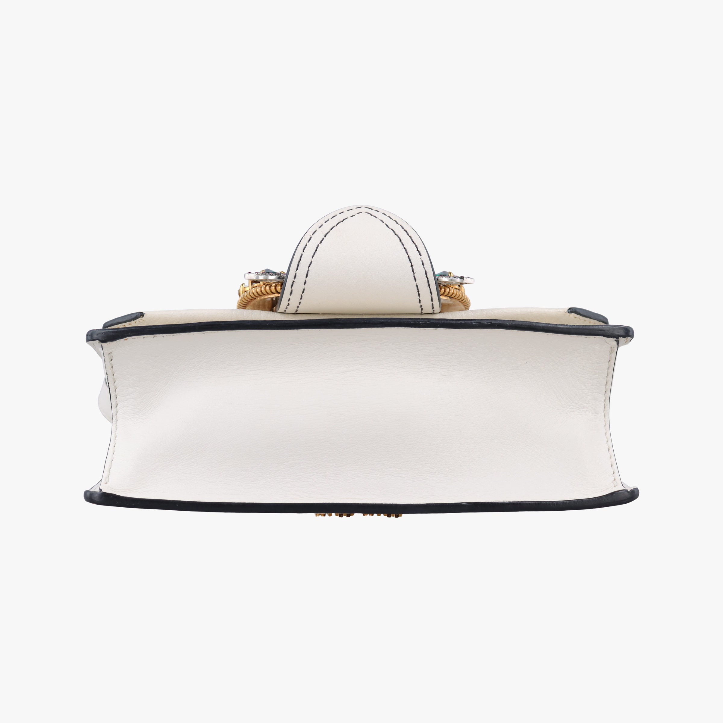 Pre-owned Miu Miu Miu Lady White Leather  shoulderbag | stylenewstar