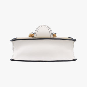 Pre-owned Miu Miu Miu Lady White Leather  shoulderbag | stylenewstar