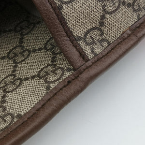 Pre-owned Gucci NEO VINTAGE GG Supreme Brown PVC coated canvas×Leather 493930 bum bag/waist bag | stylenewstar