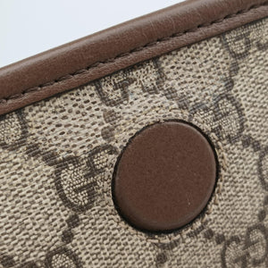 Pre-owned Gucci NEO VINTAGE GG Supreme Brown PVC coated canvas×Leather 493930 bum bag/waist bag | stylenewstar