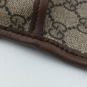 Pre-owned Gucci NEO VINTAGE GG Supreme Brown PVC coated canvas×Leather 493930 bum bag/waist bag | stylenewstar