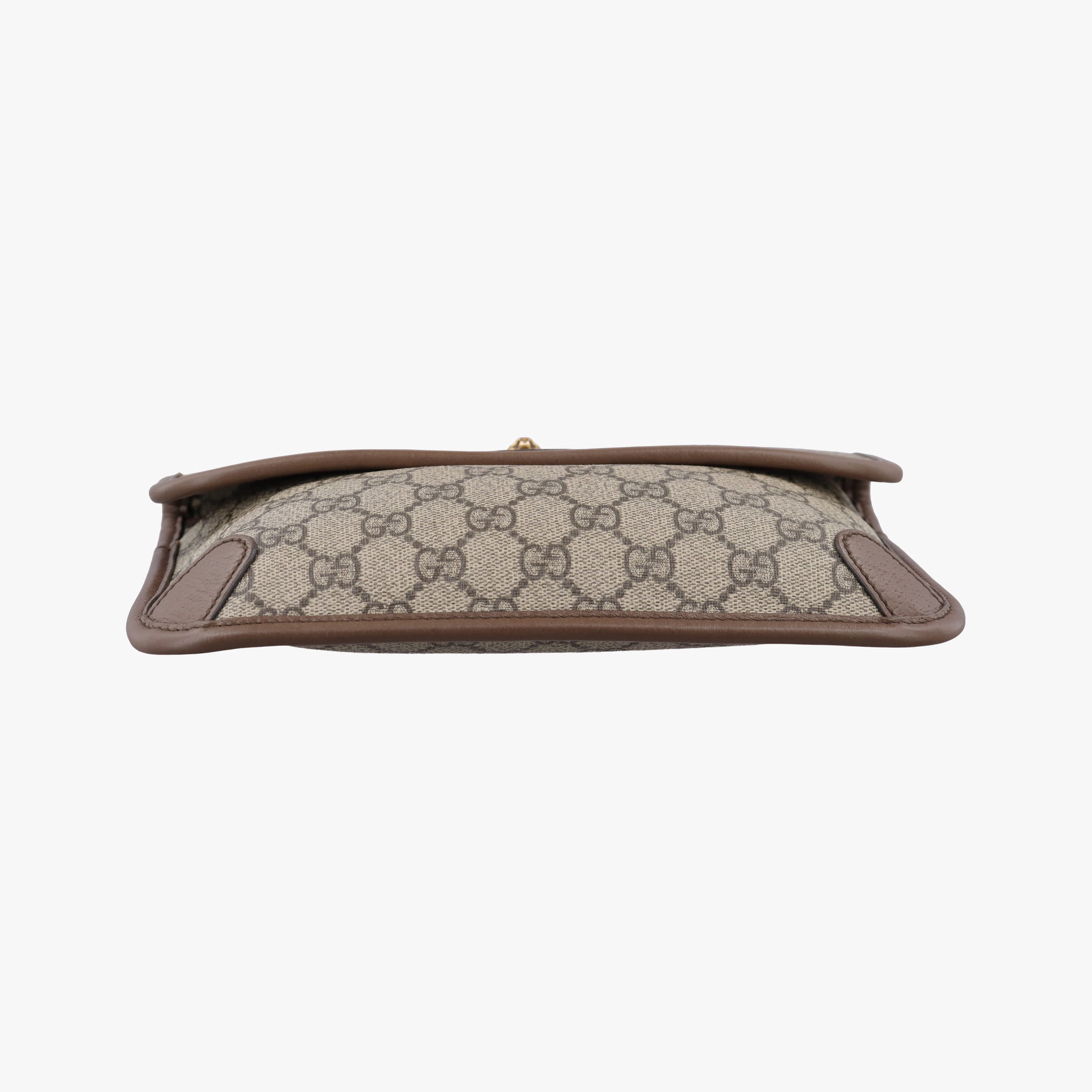 Pre-owned Gucci NEO VINTAGE GG Supreme Brown PVC coated canvas×Leather 493930 bum bag/waist bag | stylenewstar