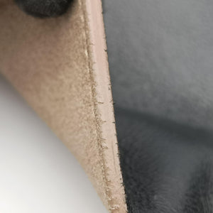 Pre-owned Celine Trapeze Beige×black×blue Suede × leather  shoulderbag | stylenewstar