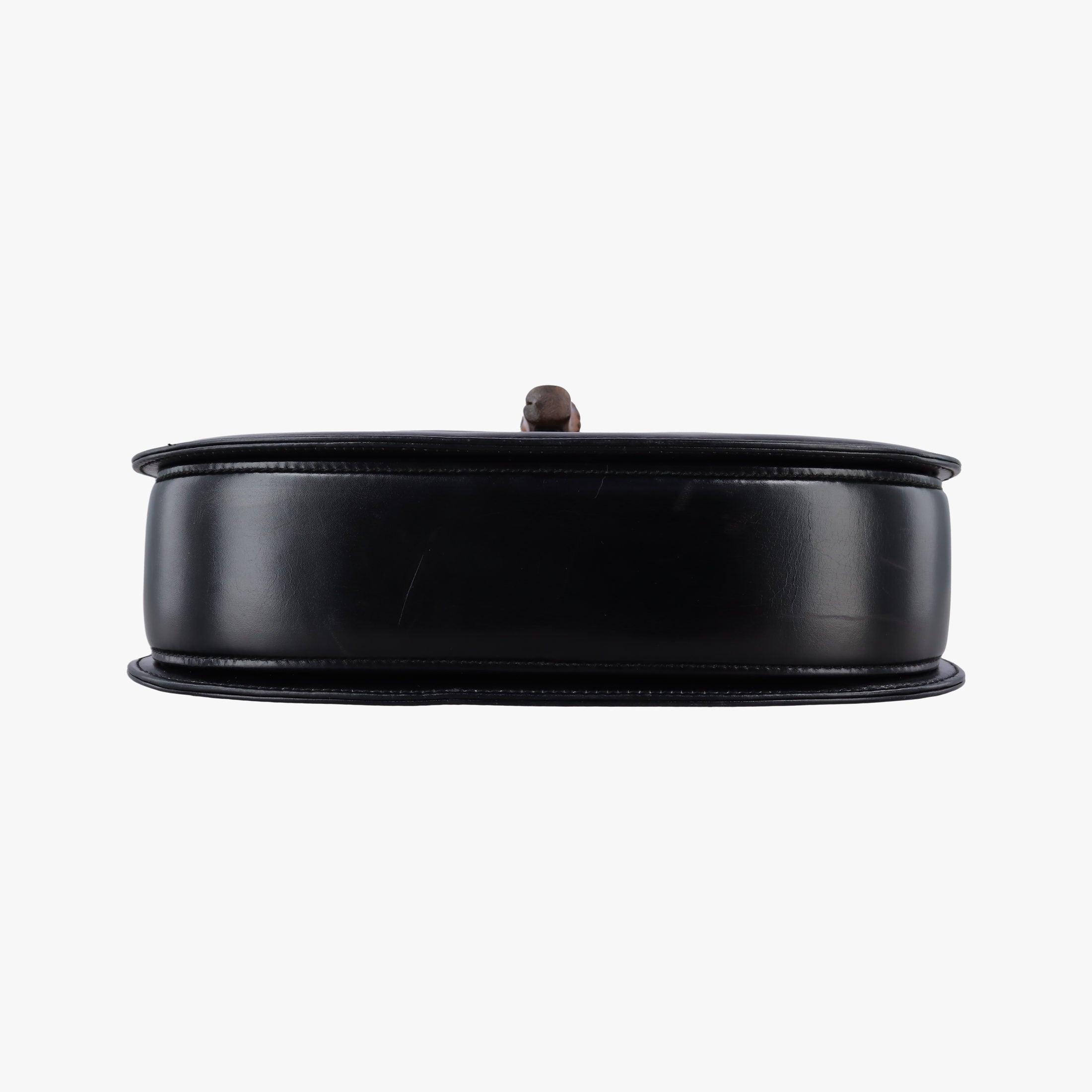 Pre-owned Gucci Bamboo Black Leather 000-21 handbag | stylenewstar