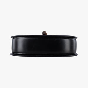 Pre-owned Gucci Bamboo Black Leather 000-21 handbag | stylenewstar