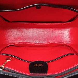 Pre-owned Gucci Bamboo Black Leather 000-21 handbag | stylenewstar