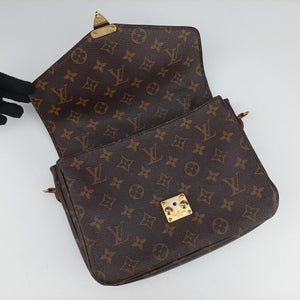 Pre-owned Louis Vuitton Pochette Metis MM Brown Monogram Canvas M44875 shoulderbag | stylenewstar