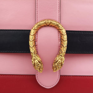 Secondhand Gucci Dionysus Pink×navy×red Leather 448075 shoulderbag | stylenewstar