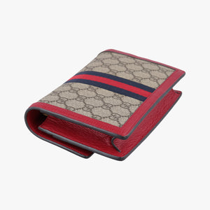 Vintage Gucci Queen Margaret Beige×Red×Navy PVC coated canvas×leather 476079 shoulderbag | stylenewstar