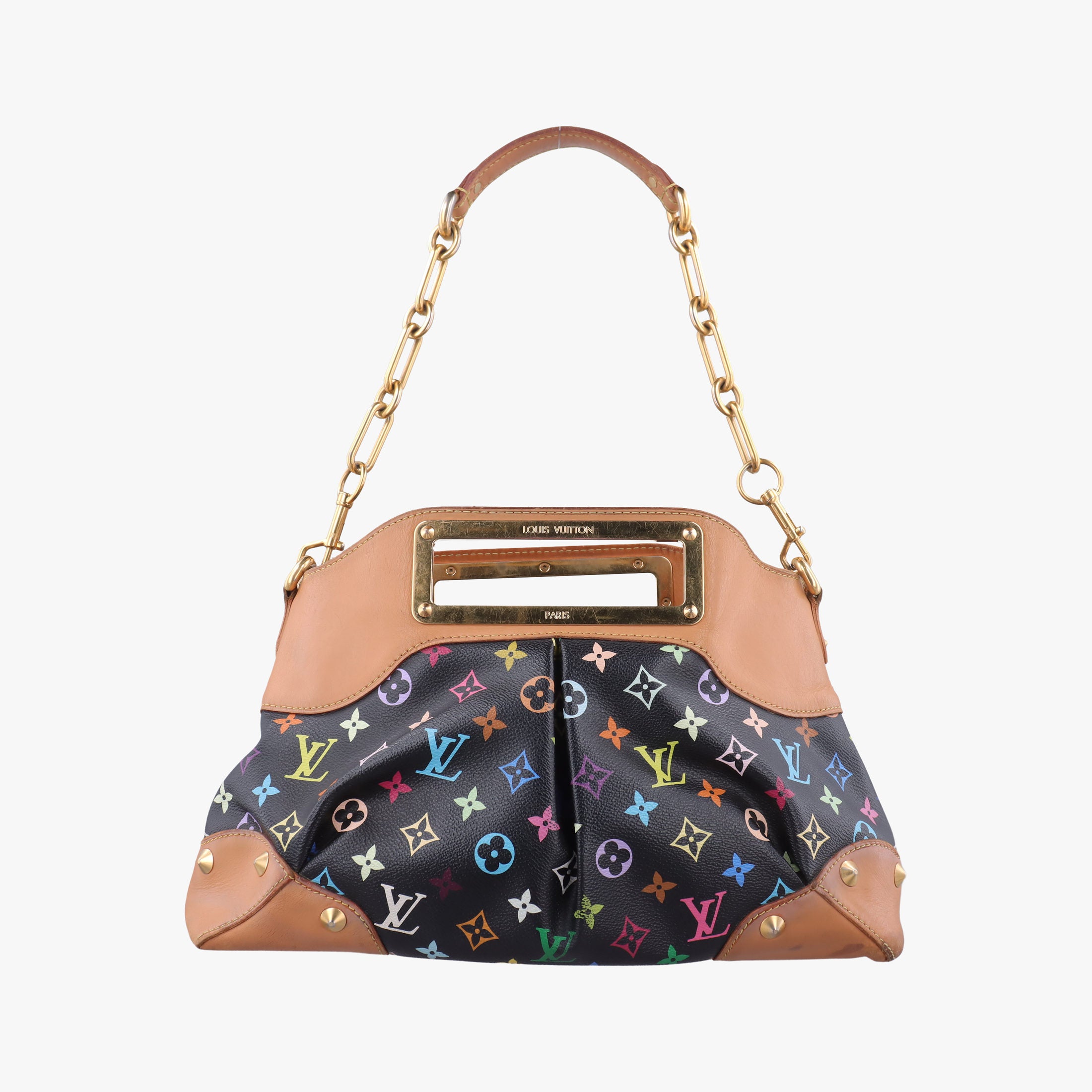 Pre-owned Louis Vuitton JUDY MM Noir Monogram Multicolor M40256 shoulderbag | stylenewstar