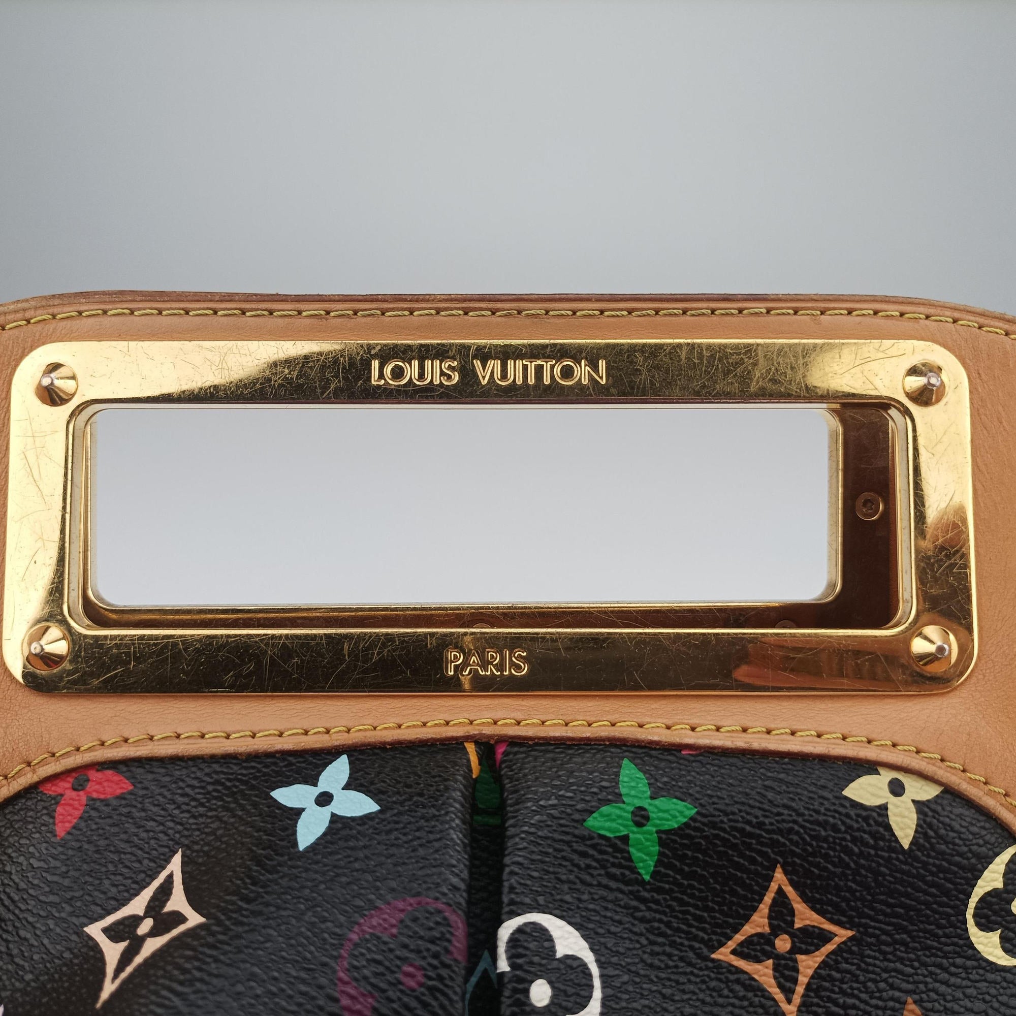 Pre-owned Louis Vuitton JUDY MM Noir Monogram Multicolor M40256 shoulderbag | stylenewstar