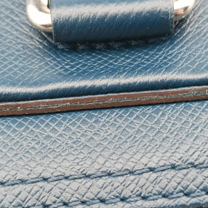 Pre-owned Louis Vuitton Porto Document Business MM Ocean Blue Taiga M32705 handbag | stylenewstar