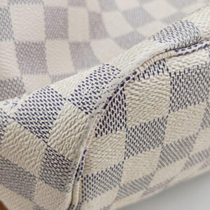 Pre-owned Louis Vuitton Neverfull MM Azur Damier Canvas N51107 handbag | stylenewstar