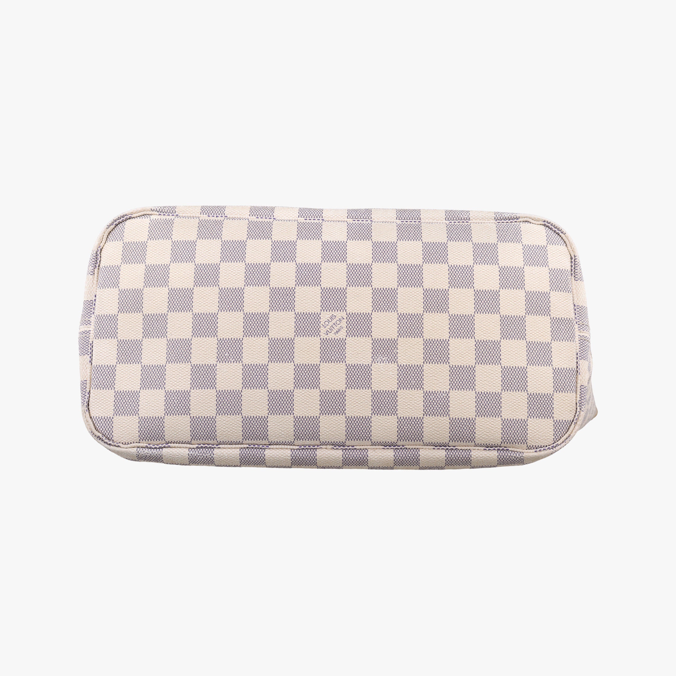 Pre-owned Louis Vuitton Neverfull MM Azur Damier Canvas N51107 handbag | stylenewstar