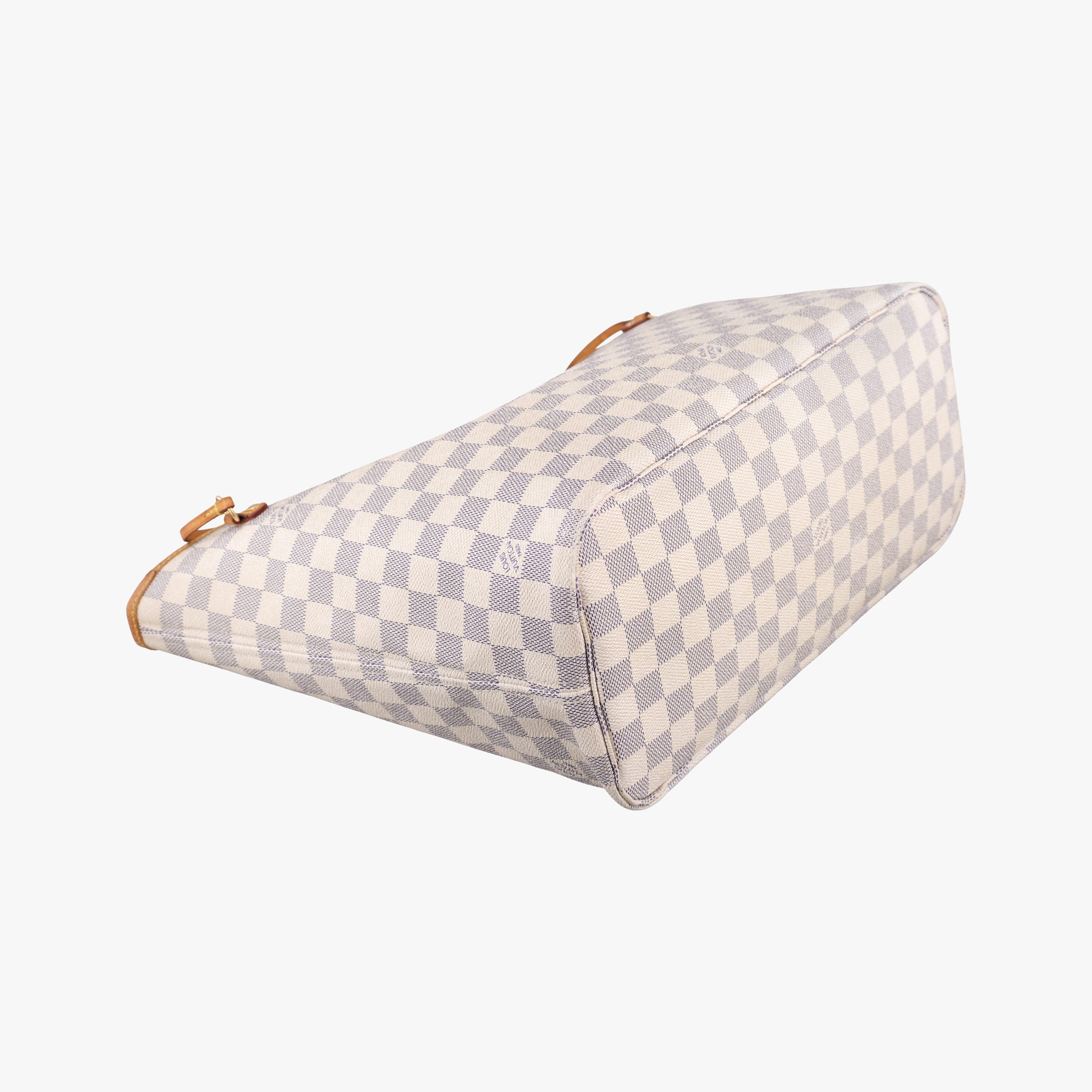 Pre-owned Louis Vuitton Neverfull MM Azur Damier Canvas N51107 handbag | stylenewstar