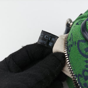 Secondhand Gucci GG Marmont Green canvas 447632 shoulderbag | stylenewstar