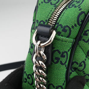 Secondhand Gucci GG Marmont Green canvas 447632 shoulderbag | stylenewstar