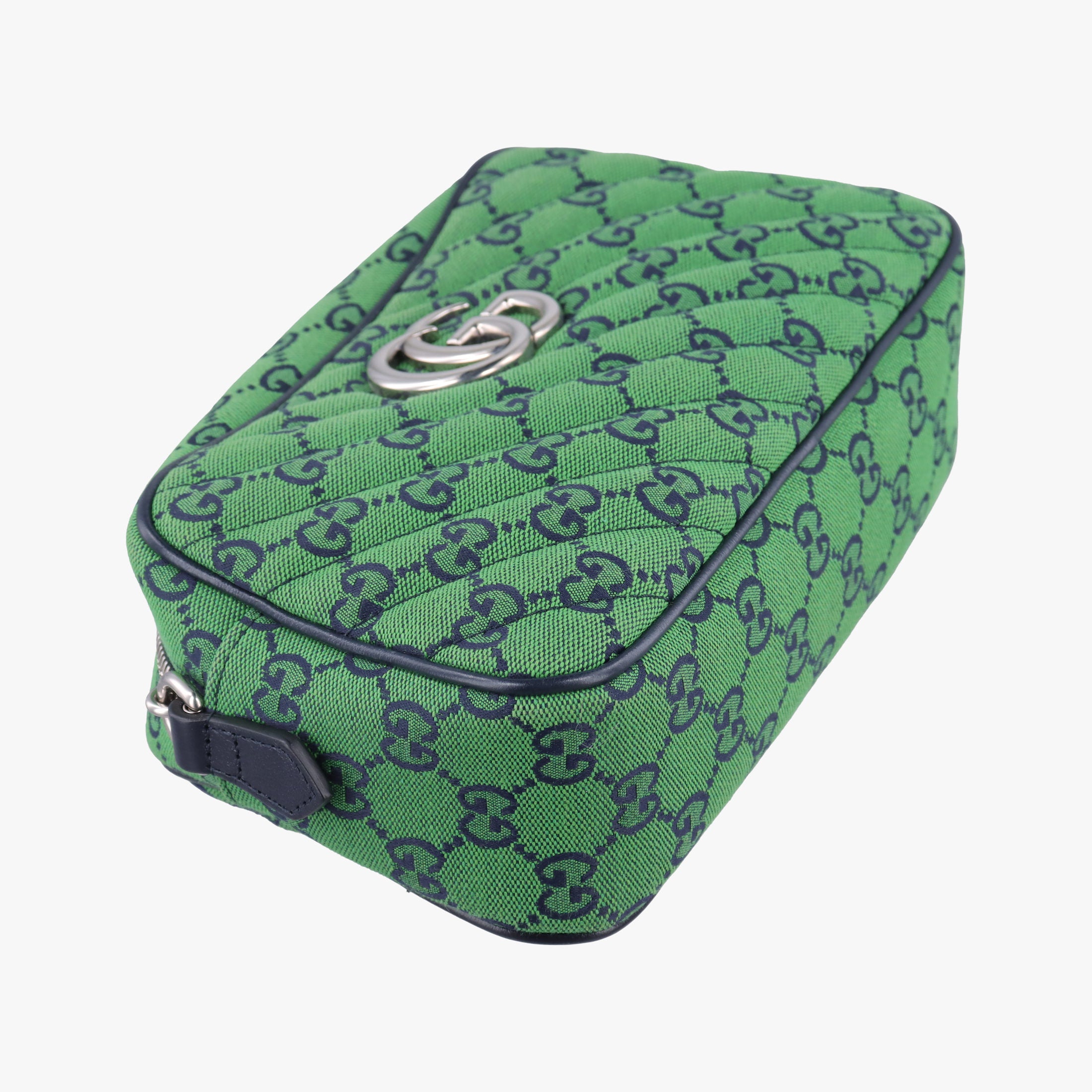 Secondhand Gucci GG Marmont Green canvas 447632 shoulderbag | stylenewstar