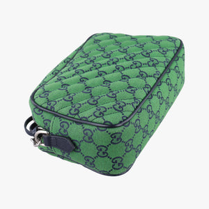 Secondhand Gucci GG Marmont Green canvas 447632 shoulderbag | stylenewstar
