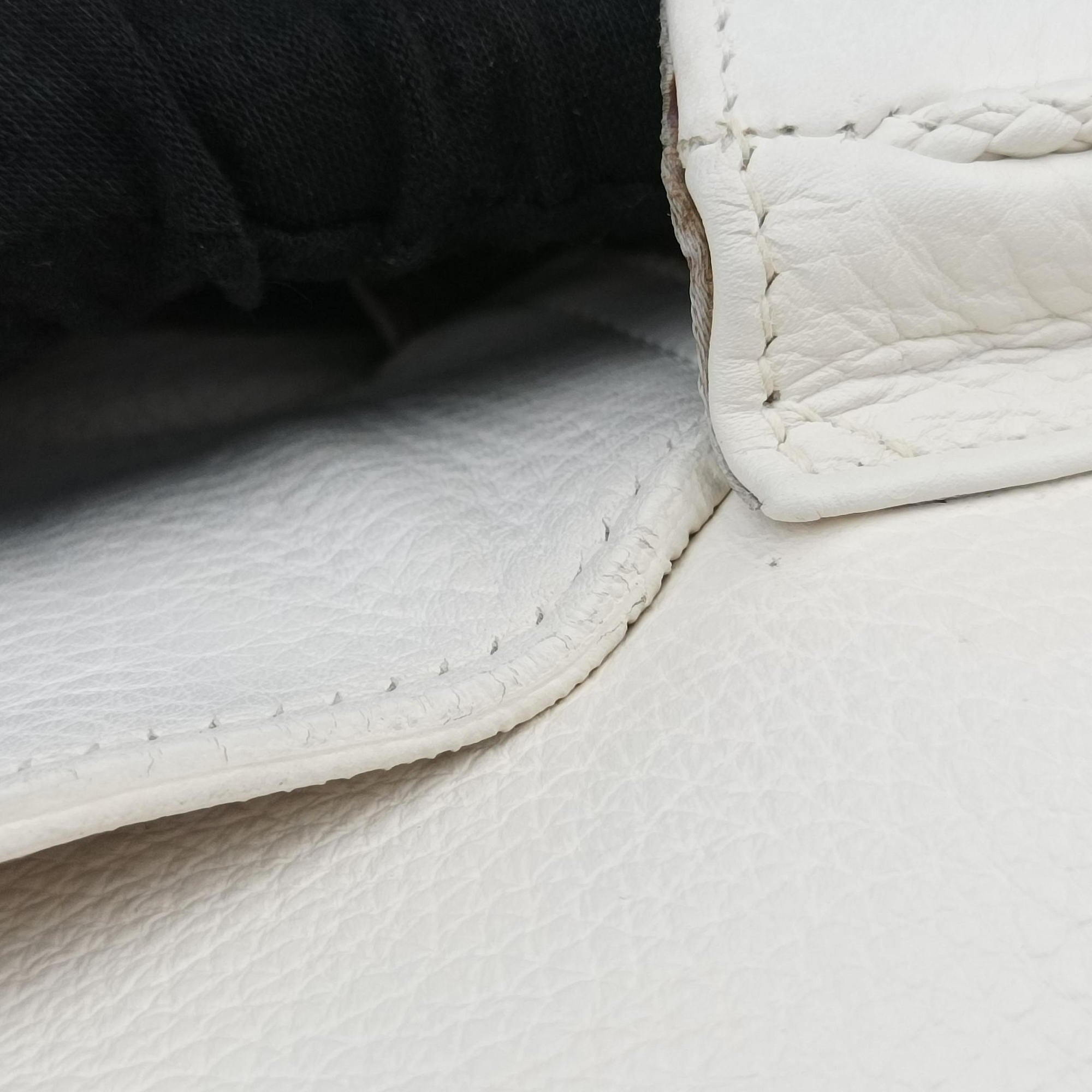 Vintage Christian Dior Gaucho White leather  shoulderbag | stylenewstar